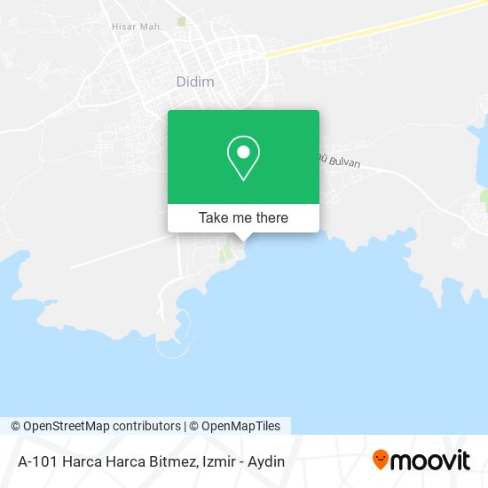 A-101 Harca Harca Bitmez map