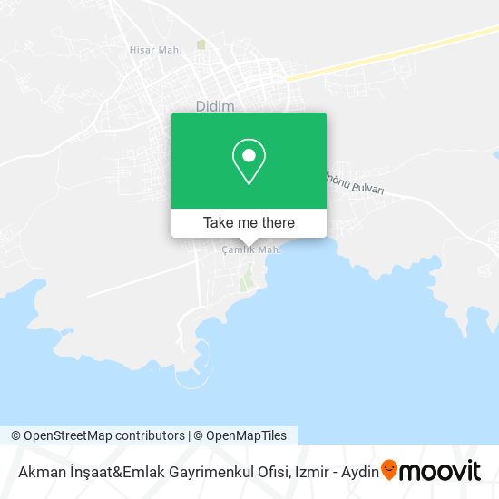 Akman İnşaat&Emlak Gayrimenkul Ofisi map