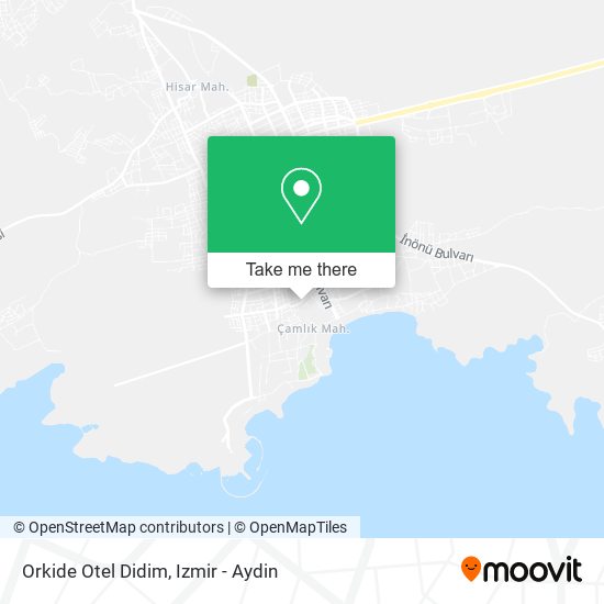 Orkide Otel Didim map