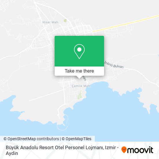 Büyük Anadolu Resort Otel Personel Lojmanı map