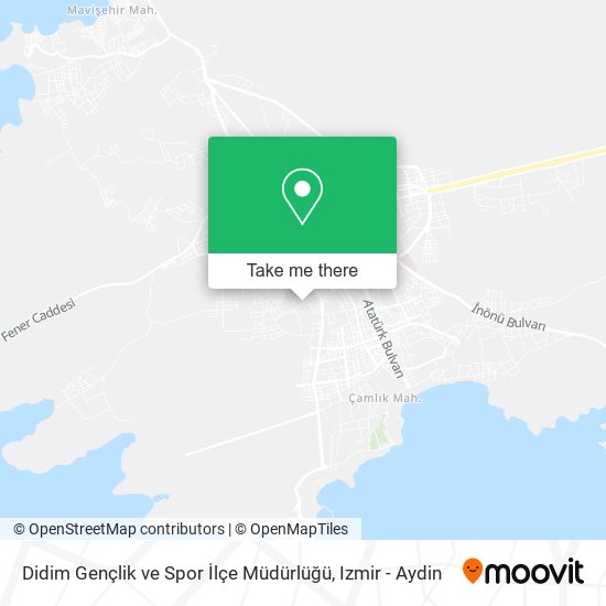 Didim Gençlik ve Spor İlçe Müdürlüğü map