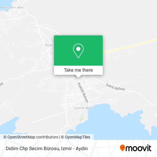 Didim Chp Secim Bürosu map