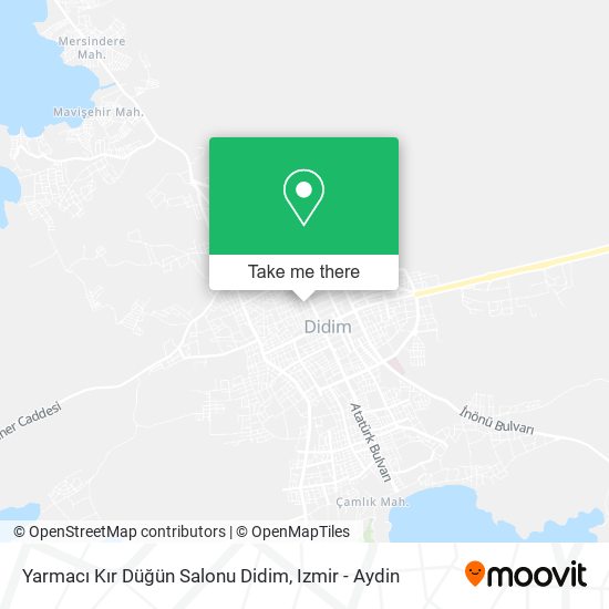 Yarmacı Kır Düğün Salonu Didim map