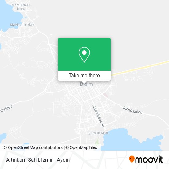 Altinkum Sahil map