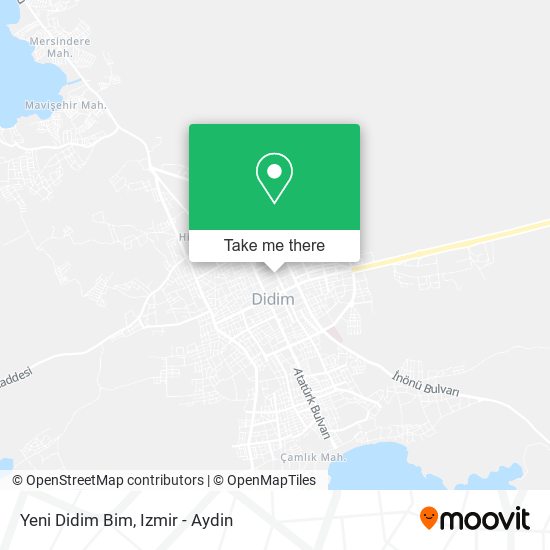 Yeni Didim Bim map