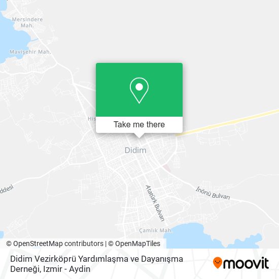 Didim Vezirköprü Yardımlaşma ve Dayanışma Derneği map