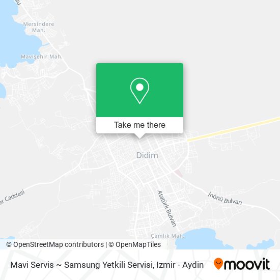 Mavi Servis ~ Samsung Yetkili Servisi map