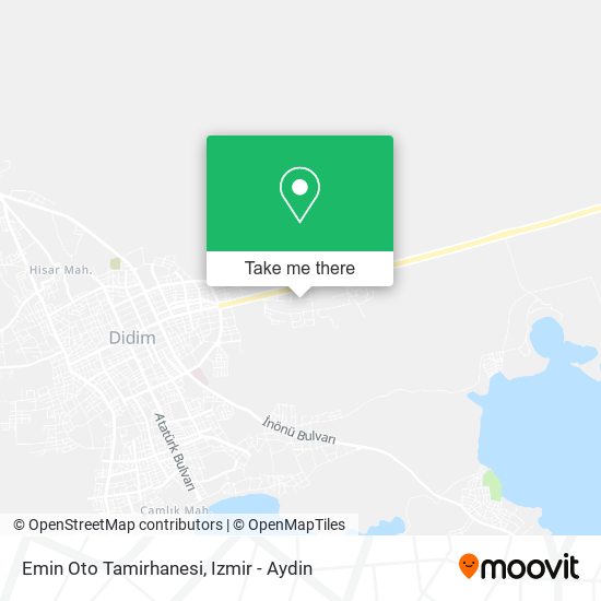 Emin Oto Tamirhanesi map