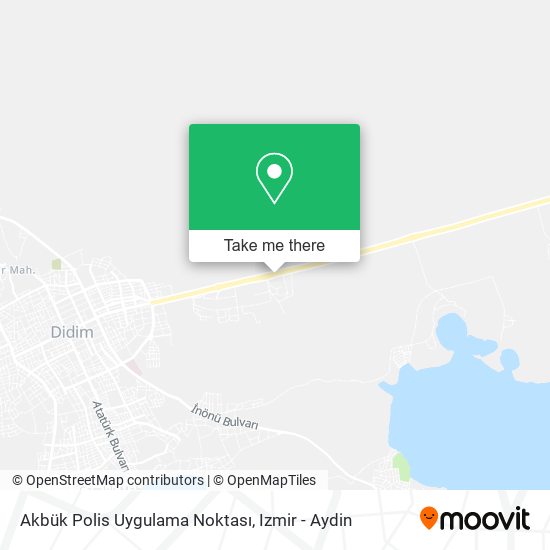 Akbük Polis Uygulama Noktası map