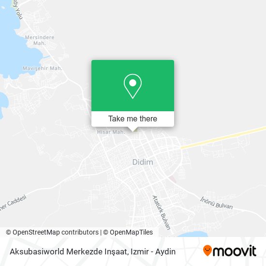 Aksubasiworld Merkezde Inşaat map