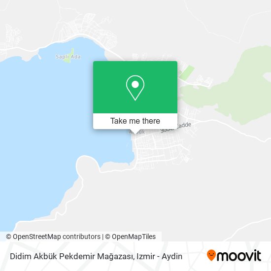 Didim Akbük Pekdemir Mağazası map