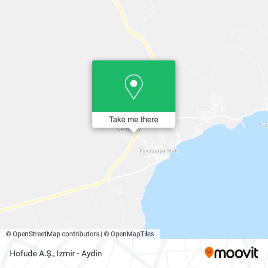 Hofude A.Ş. map