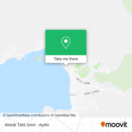 Akbük Tatil map