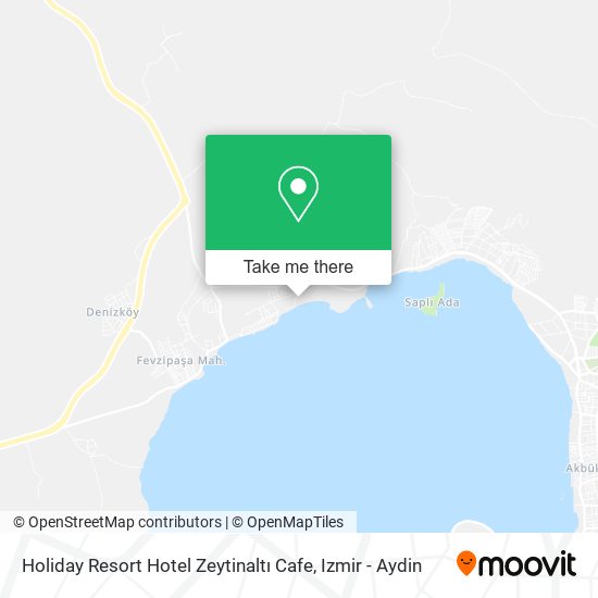 Holiday Resort Hotel Zeytinaltı Cafe map