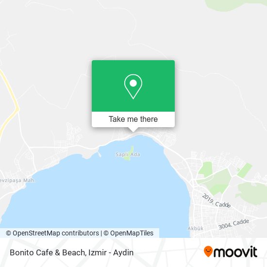 Bonito Cafe & Beach map