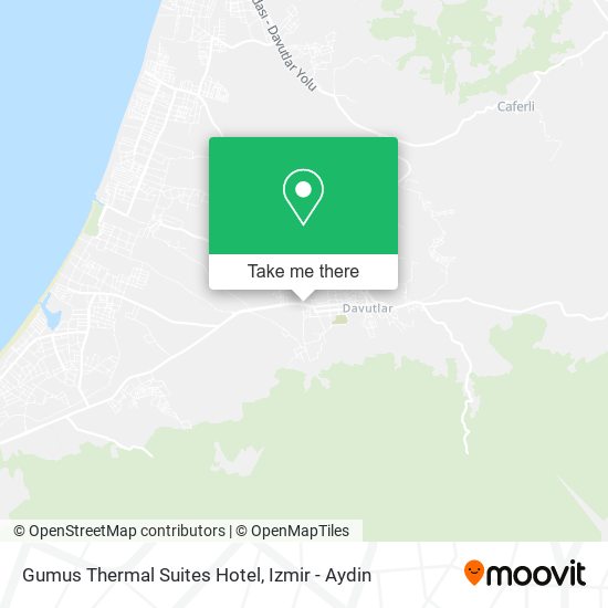 Gumus Thermal Suites Hotel map