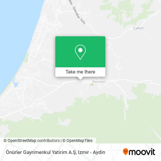 Önürler Gayrimenkul Yatirim A.Ş map