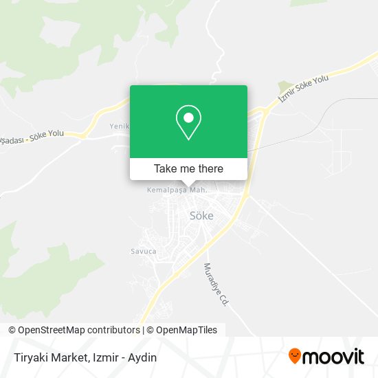 Tiryaki Market map