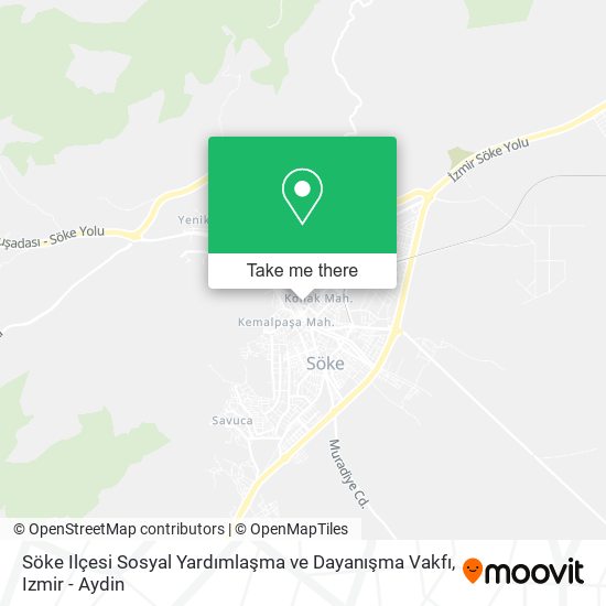 Söke Ilçesi Sosyal Yardımlaşma ve Dayanışma Vakfı map