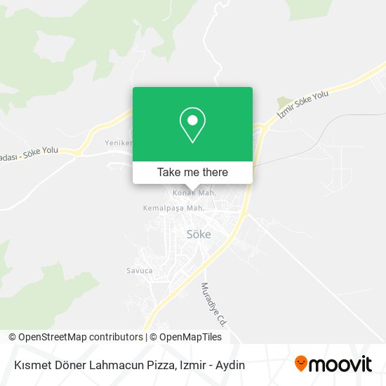 Kısmet Döner Lahmacun Pizza map