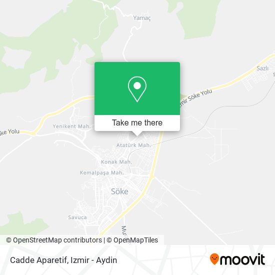 Cadde Aparetif map