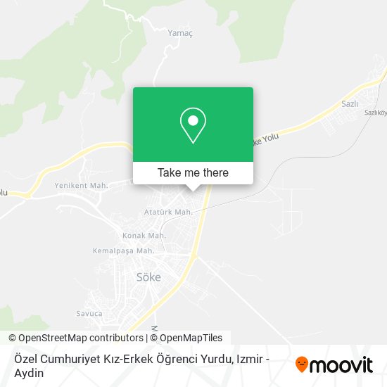 Özel Cumhuriyet Kız-Erkek Öğrenci Yurdu map