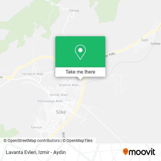 Lavanta Evleri map