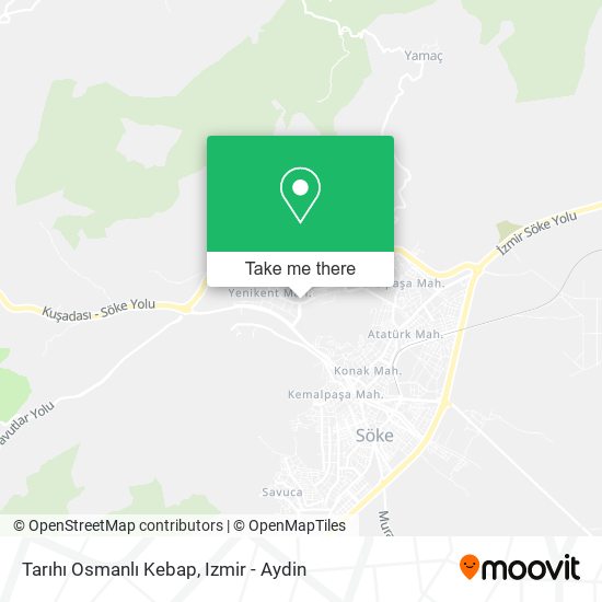 Tarıhı Osmanlı Kebap map