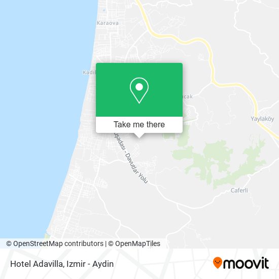 Hotel Adavilla map