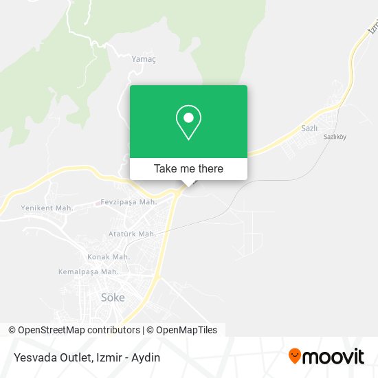 Yesvada Outlet map