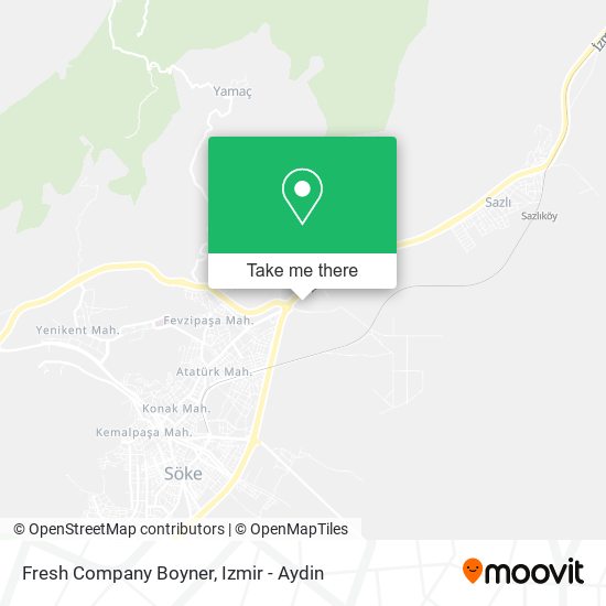 Fresh Company Boyner map