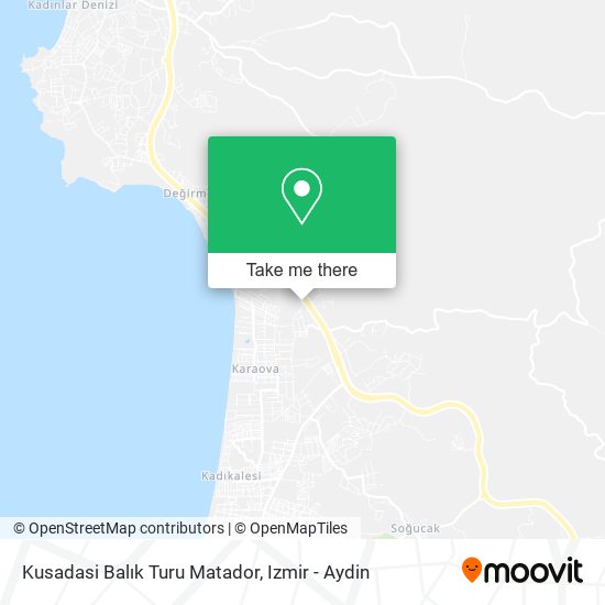 Kusadasi Balık Turu Matador map