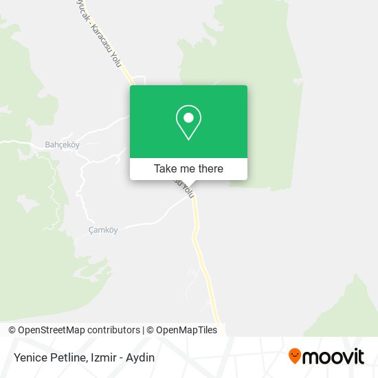 Yenice Petline map