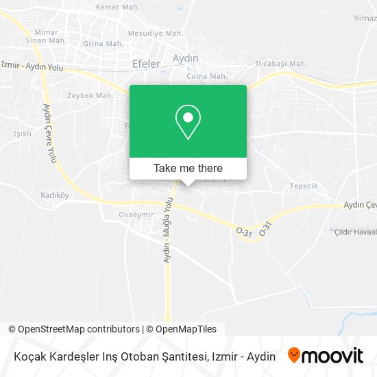 Koçak Kardeşler Inş Otoban Şantitesi map