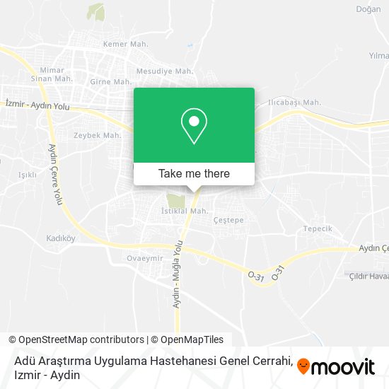 Adü Araştırma Uygulama Hastehanesi Genel Cerrahi map