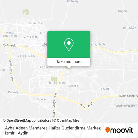 Ayba Adnan Menderes Hafiza Guclendirme Merkezi map