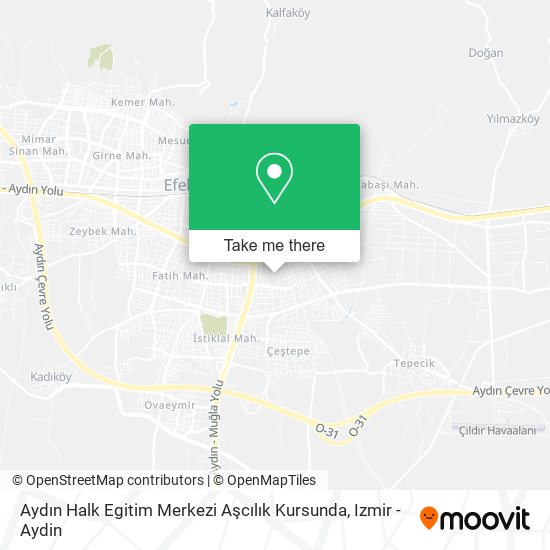 Aydın Halk Egitim Merkezi Aşcılık Kursunda map
