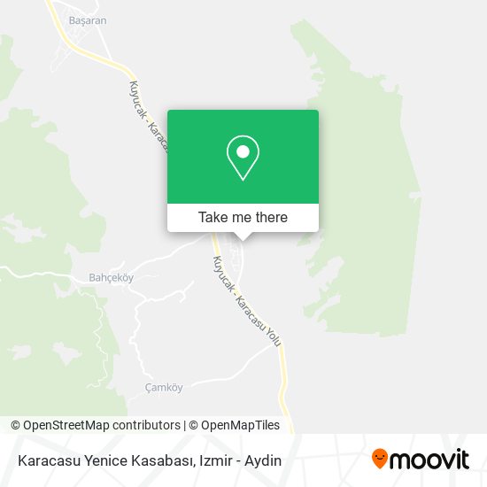 Karacasu Yenice Kasabası map