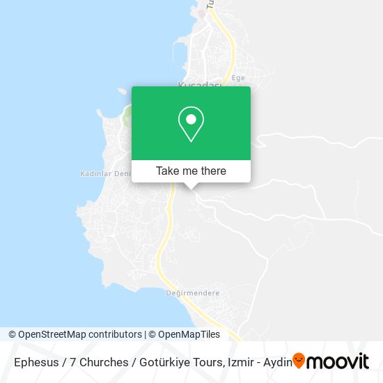 Ephesus / 7 Churches / Gotürkiye Tours map