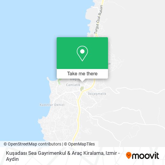 Kuşadası Sea Gayrimenkul & Araç Kiralama map