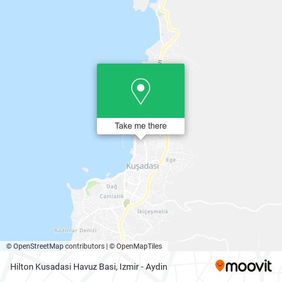 Hilton Kusadasi Havuz Basi map