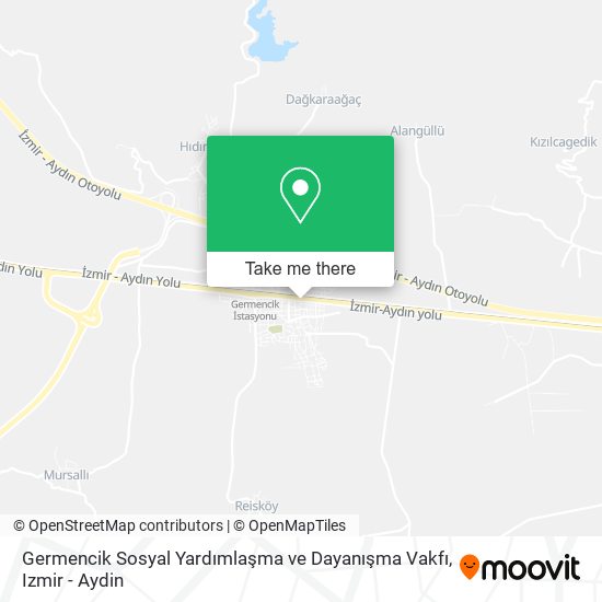 Germencik Sosyal Yardımlaşma ve Dayanışma Vakfı map