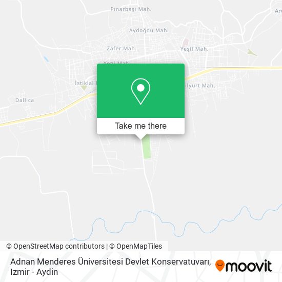 Adnan Menderes Üniversitesi Devlet Konservatuvarı map
