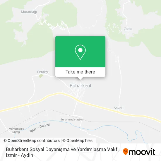 Buharkent Sosyal Dayanışma ve Yardımlaşma Vakfı map