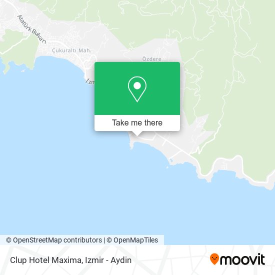 Clup Hotel Maxima map