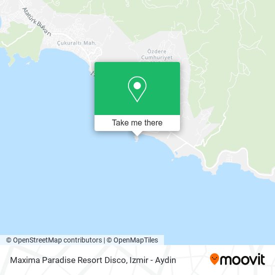 Maxima Paradise Resort Disco map