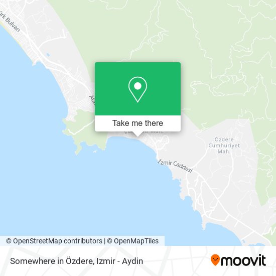 Somewhere in Özdere map