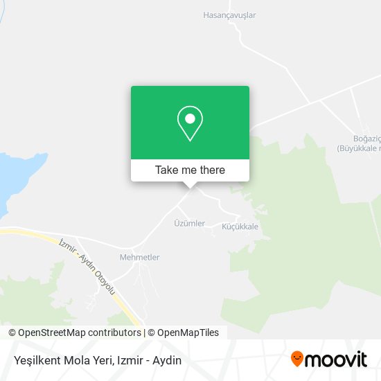 Yeşilkent Mola Yeri map