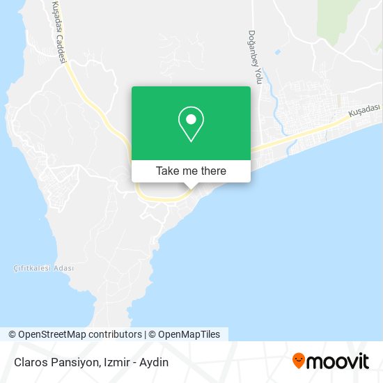 Claros Pansiyon map