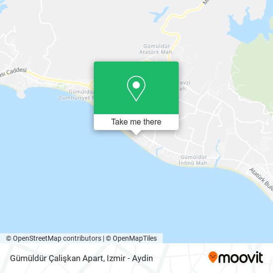 Gümüldür Çalişkan Apart map